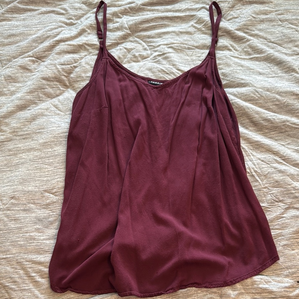 Torrid Red Relaxed Camisole Top
